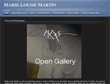 Tablet Screenshot of marie-louisemartin.com
